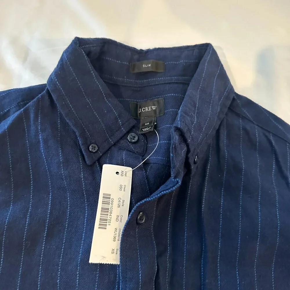 JCrew Button Long Sleeve Down Shirt